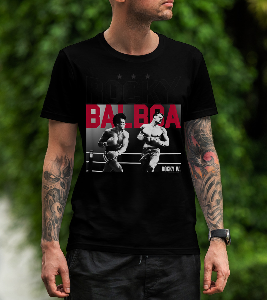 Rocky Balboa Rocky IV Classic Look Boxing Match 30181 T-Shirt