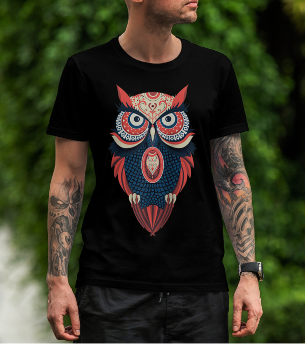 Spirit Animal Owl Folk T-Shirt