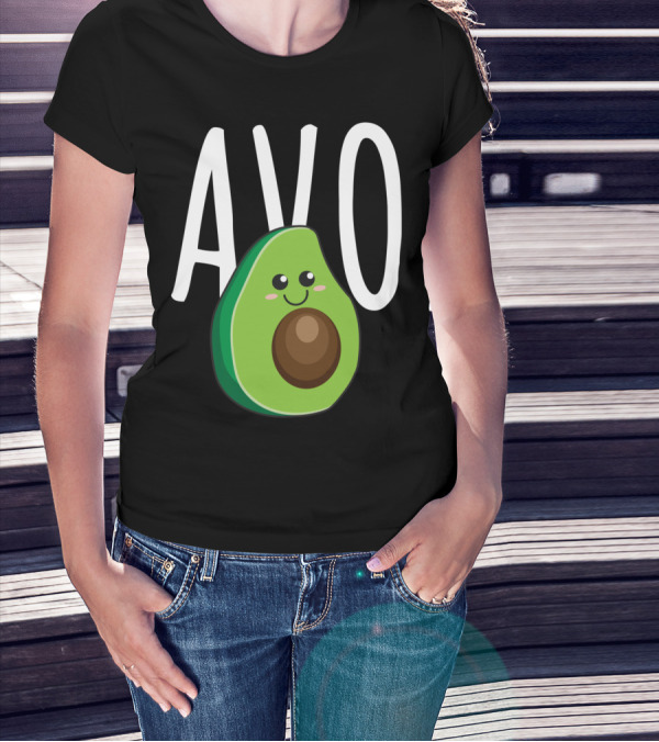 Avo Avocado Cute Vegan Couples Loves Matching T-Shirt