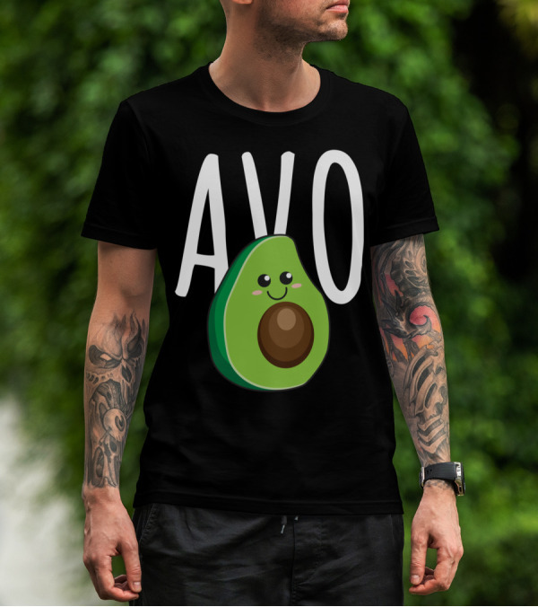 Avo Avocado Cute Vegan Couples Loves Matching T-Shirt