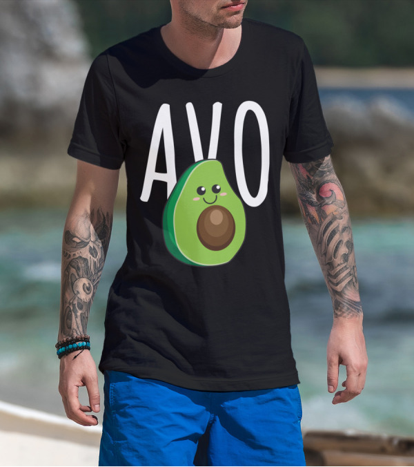Avo Avocado Cute Vegan Couples Loves Matching T-Shirt