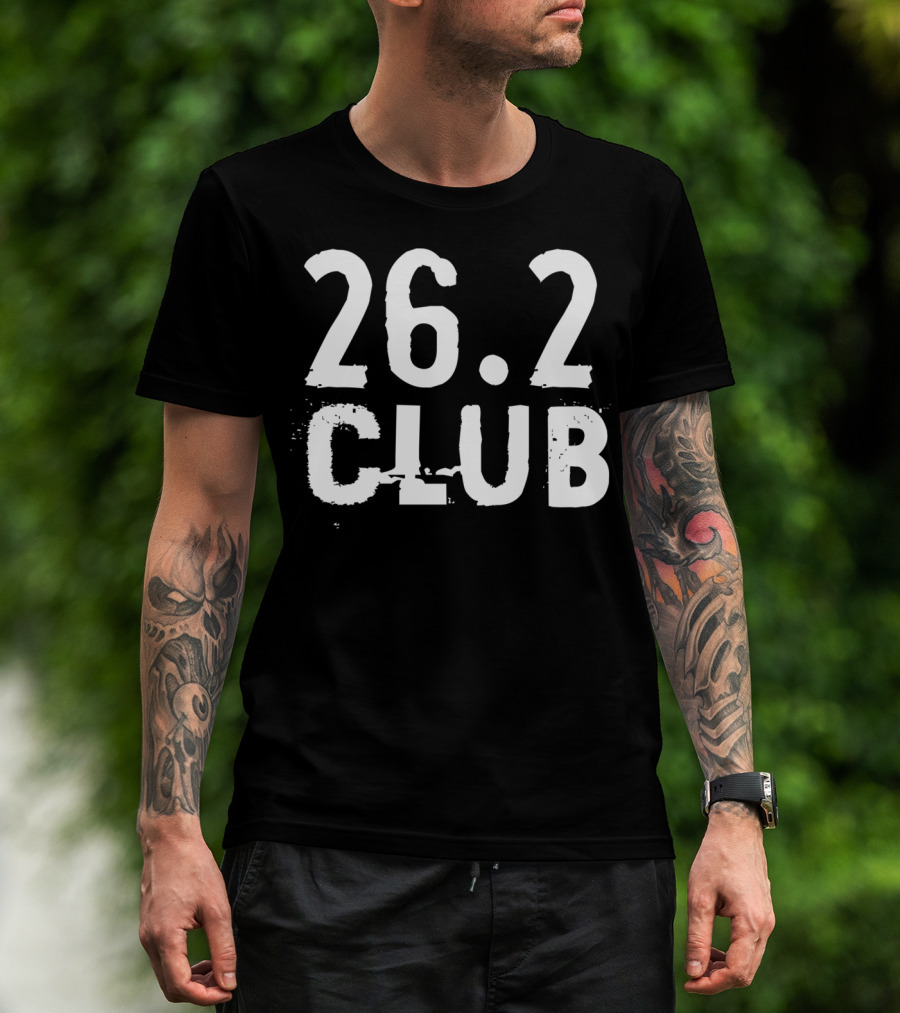 26.2 Club Marathon Runner Runners T-Shirt