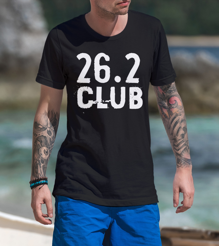 26.2 Club Marathon Runner Runners T-Shirt