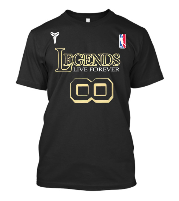 KOBE BRYANT LEGENDS LIVE FOREVER NBA 8 T-Shirt