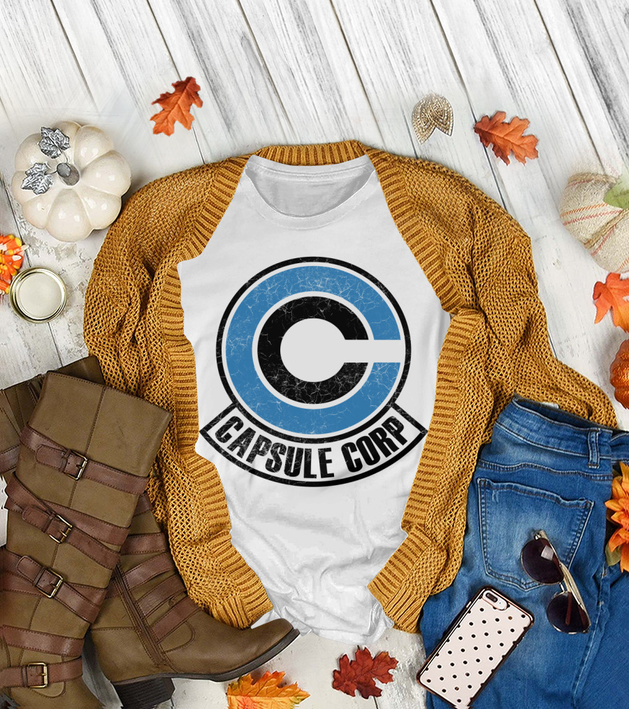 Capsule Corp Logo Dragon Ball Anime Emblem T-Shirt