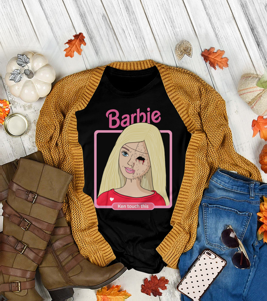 Barbie Ken Touch This Melting Face Iconic Doll T-Shirt