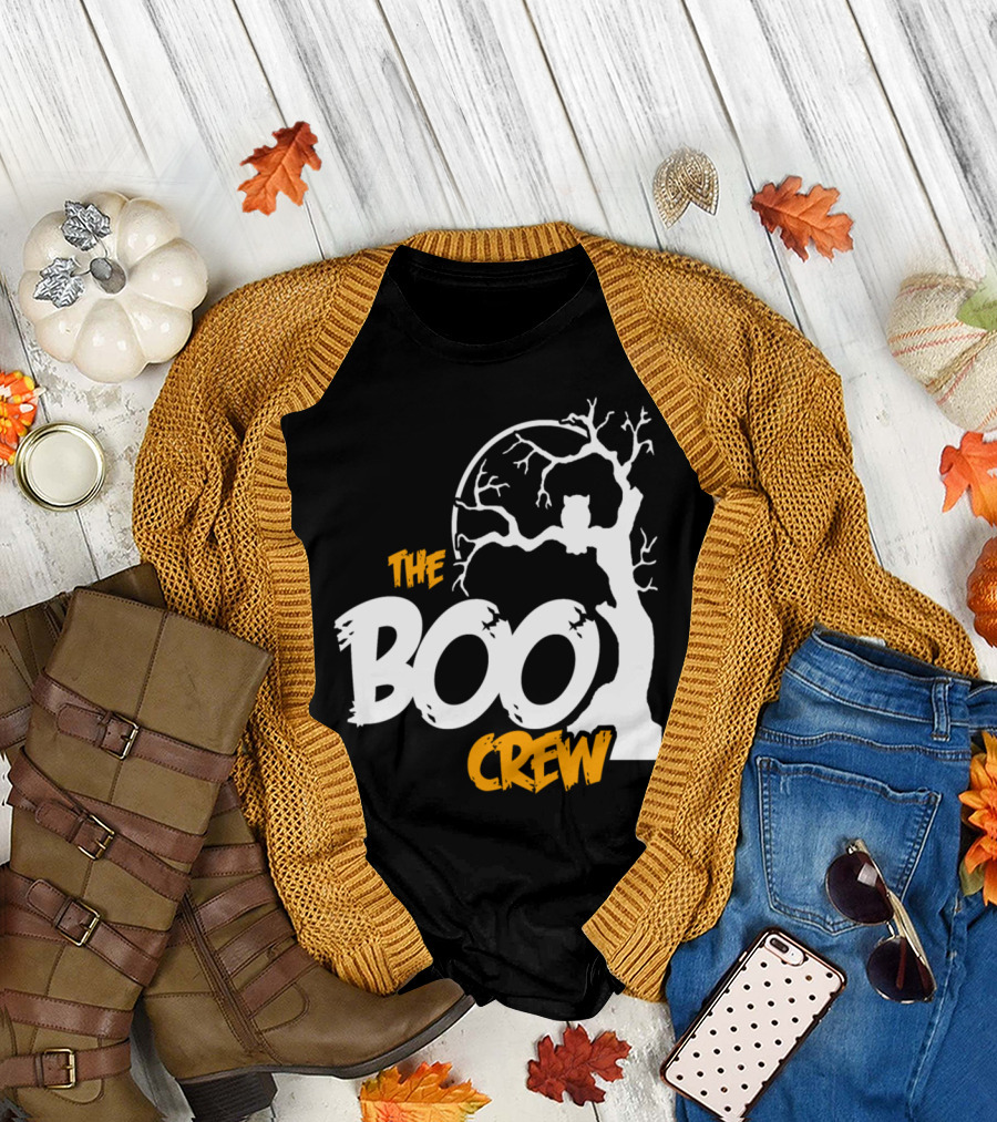 The Boo Crew Halloween Pumpkin Friends Scary T-Shirt