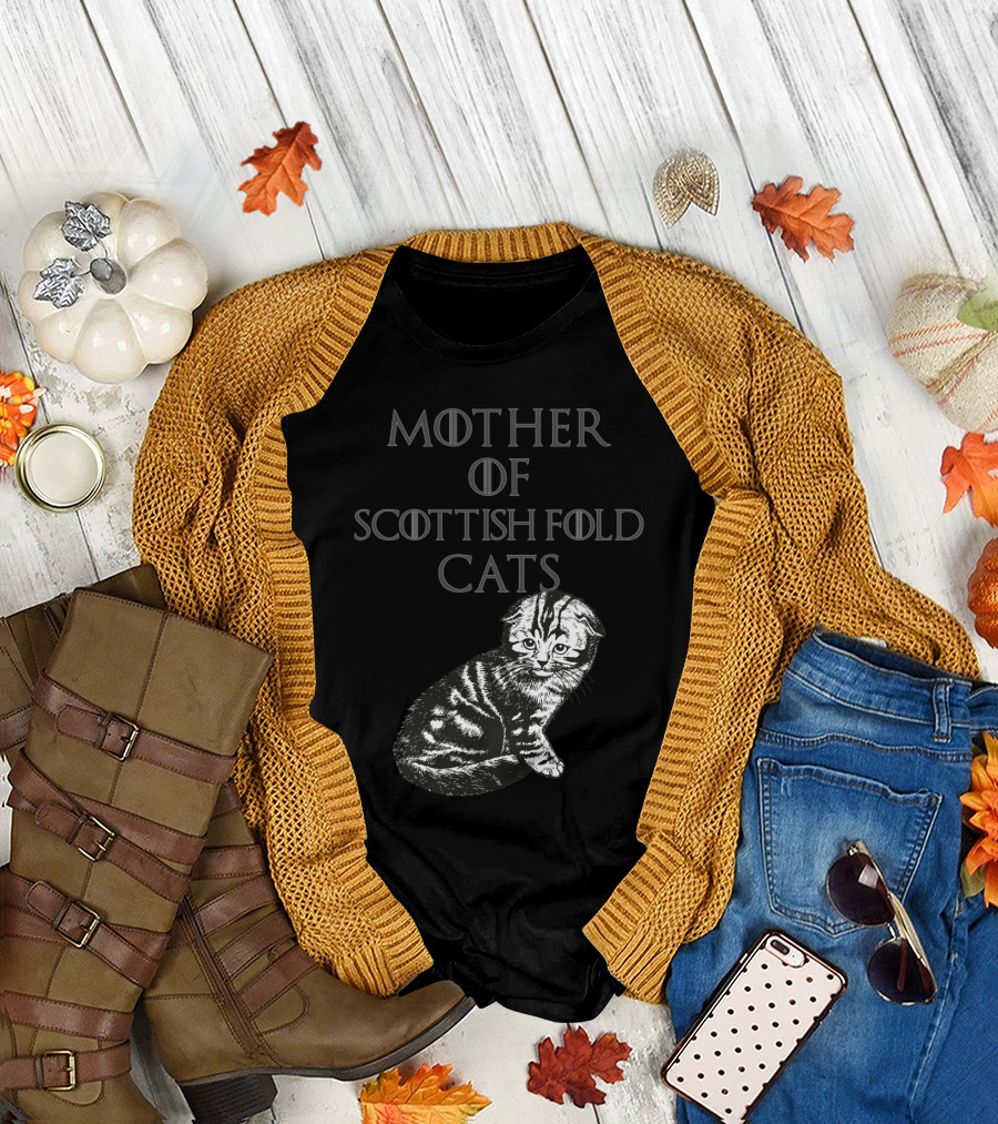 MOTHER OF SCOTTISH FOLD CATS T-Shirt