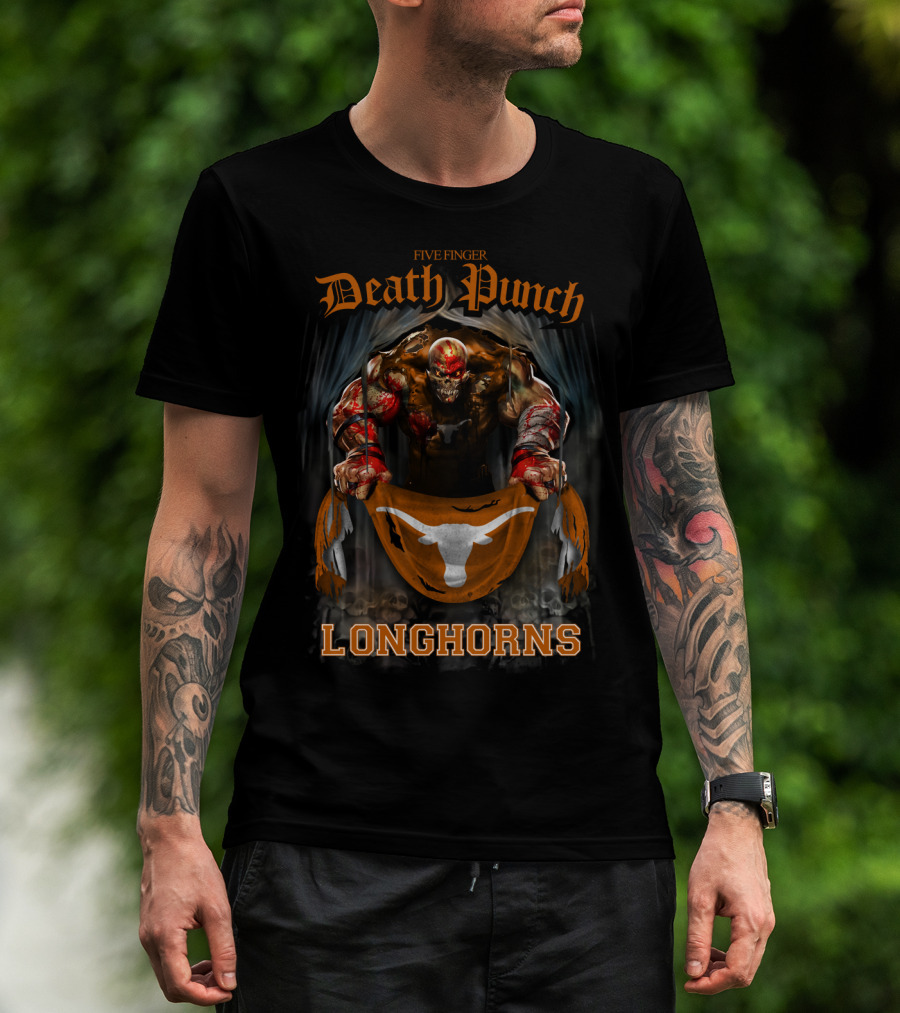 Five Finger Death Punch Longhorns T-Shirt