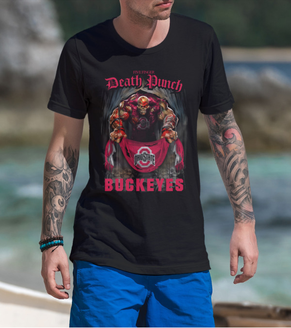 Five Finger Death Punch Ohio State Buckeyes T-Shirt