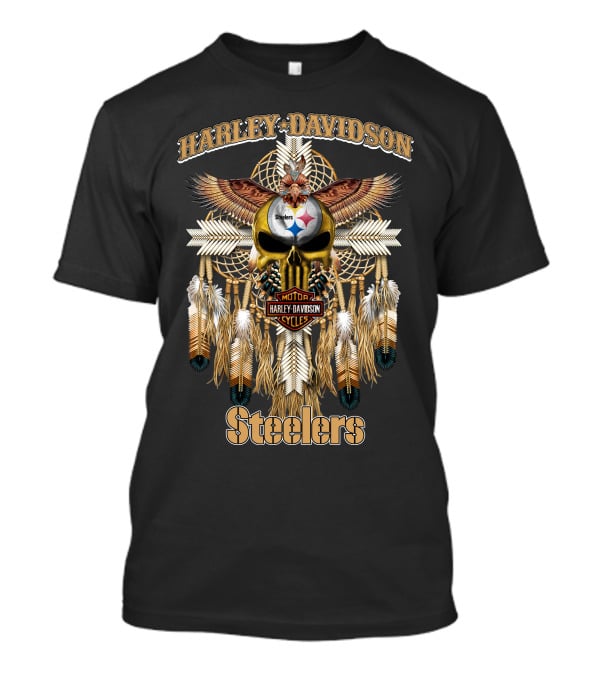 Harley Davidson Steelers Native Hd05 Pittsburgh T-Shirt