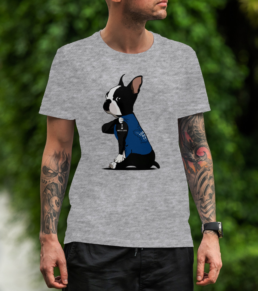 Toronto Maple Leafs I Love Maple Leafs Bulldog T-Shirt