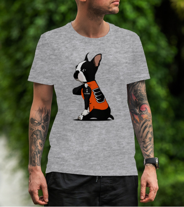 Philadelphia Flyers Bulldog I Love Flyers T-Shirt