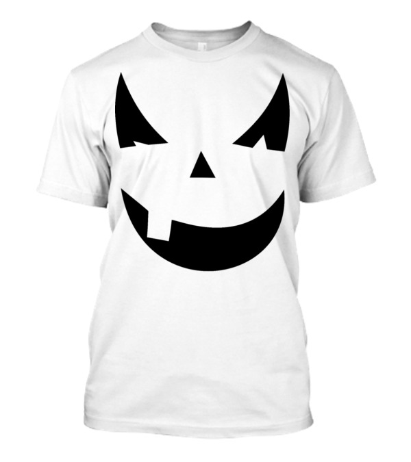 Halloween Pumpkin Costume Face Icon With Creepy Expression T-Shirt