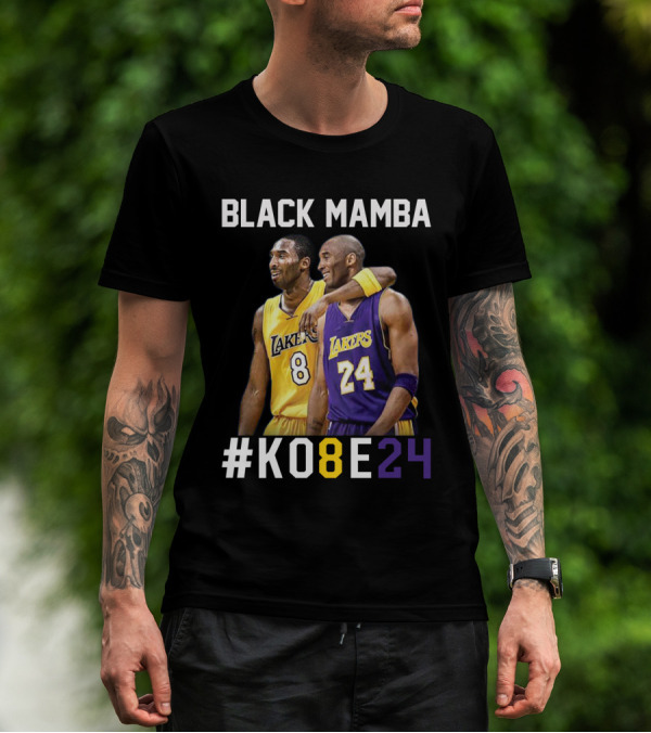 BLACK MAMBA LAKERS KOBE 8 24 T-Shirt