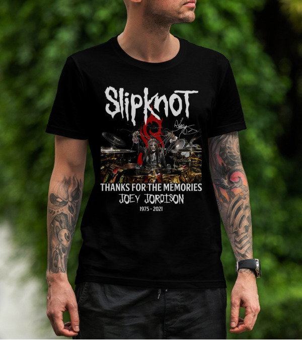 Slipknot Thanks For The Memories Joey Jordison 1975-2021 T-Shirt