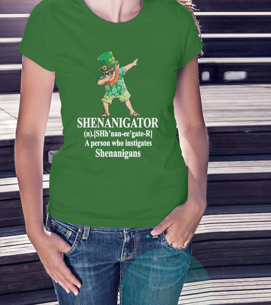 SHENANIGATOR Definition Celtic Inspired Mischief Instigator T-Shirt