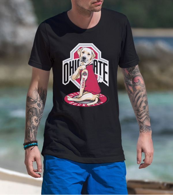 Ohio State Buckeyes Labrador Retriever T-Shirt