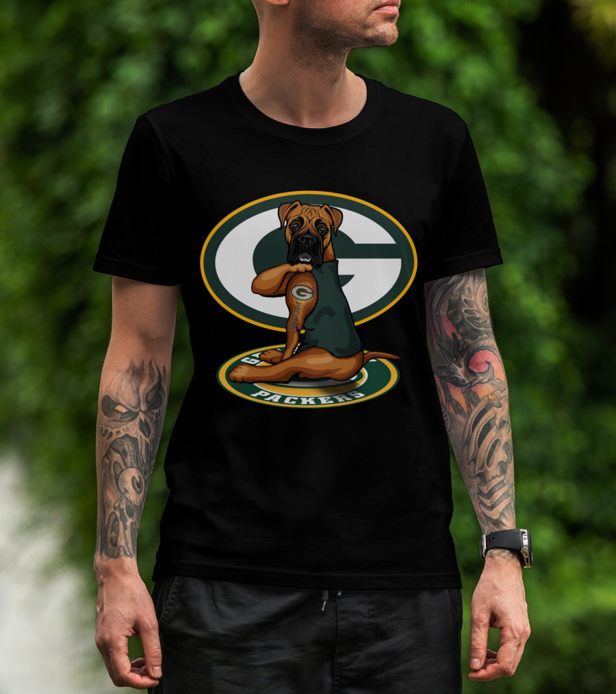 Boxer Green Bay Packers T-Shirt