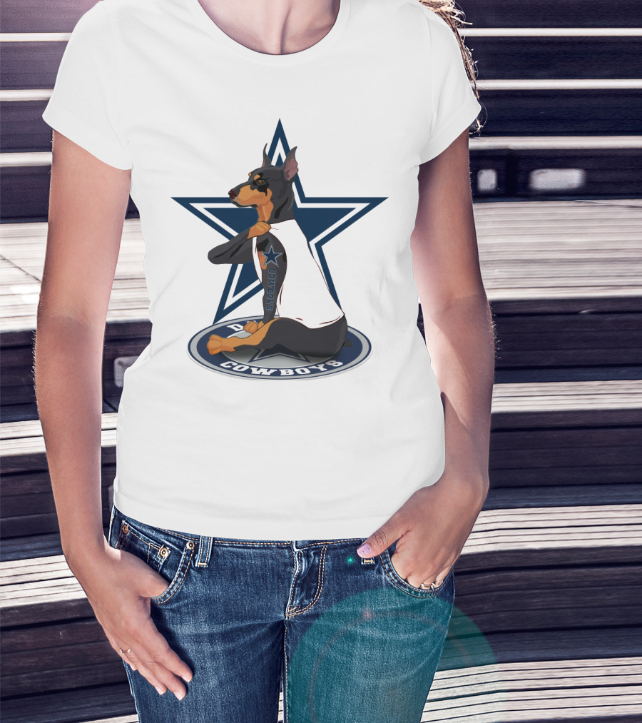 Dallas Cowboys Dobermann NFL Star T-Shirt