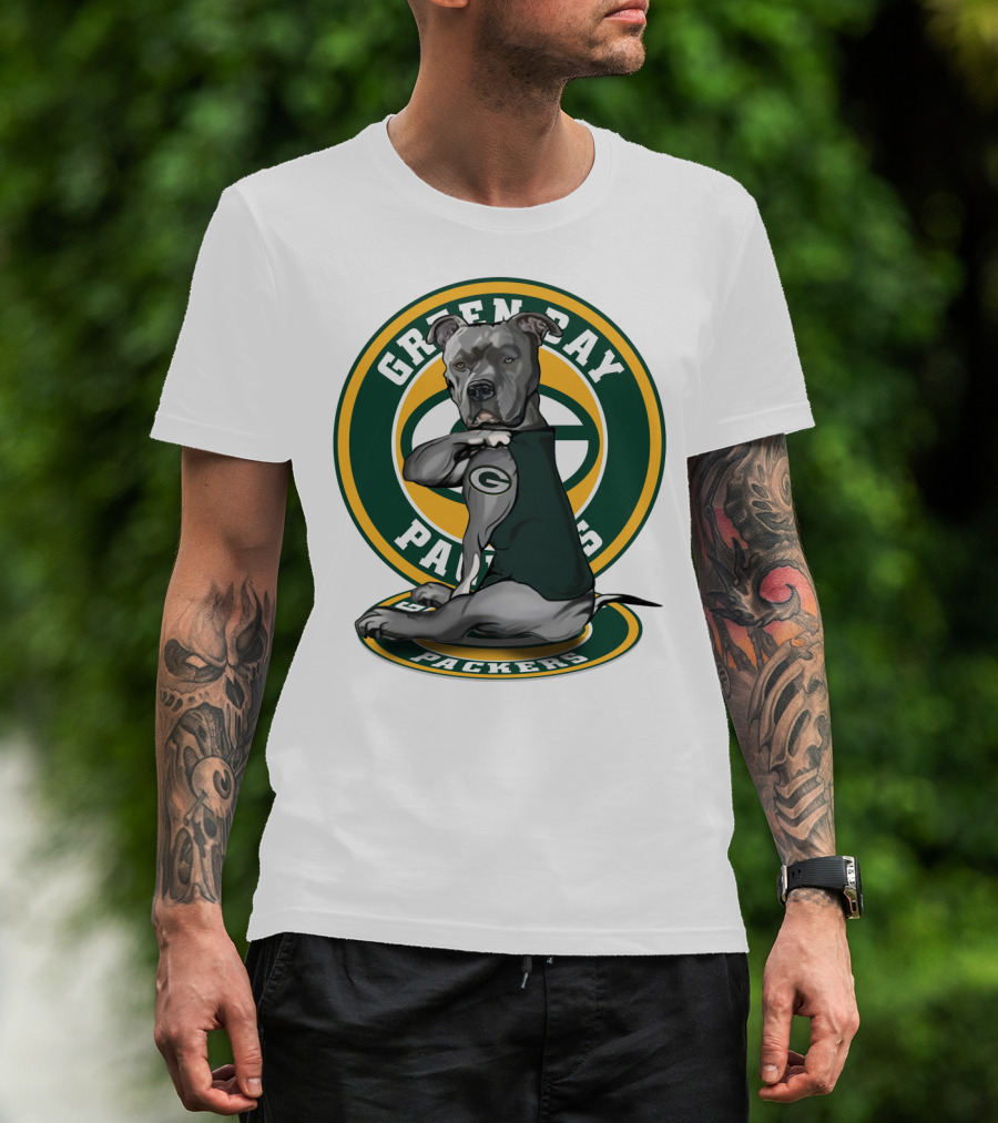 Green Bay Packers Pitbull T-Shirt