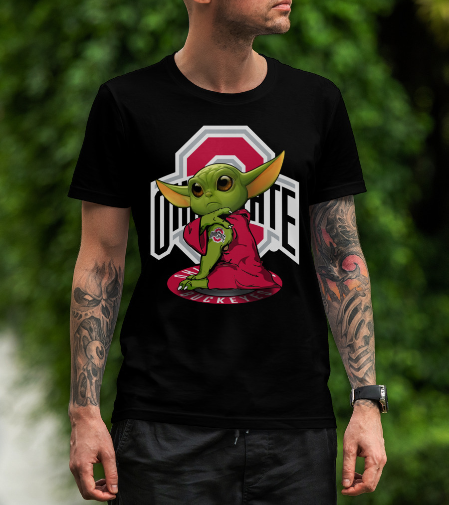 Ohio State Buckeyes Yoda Fan Tribute T-Shirt