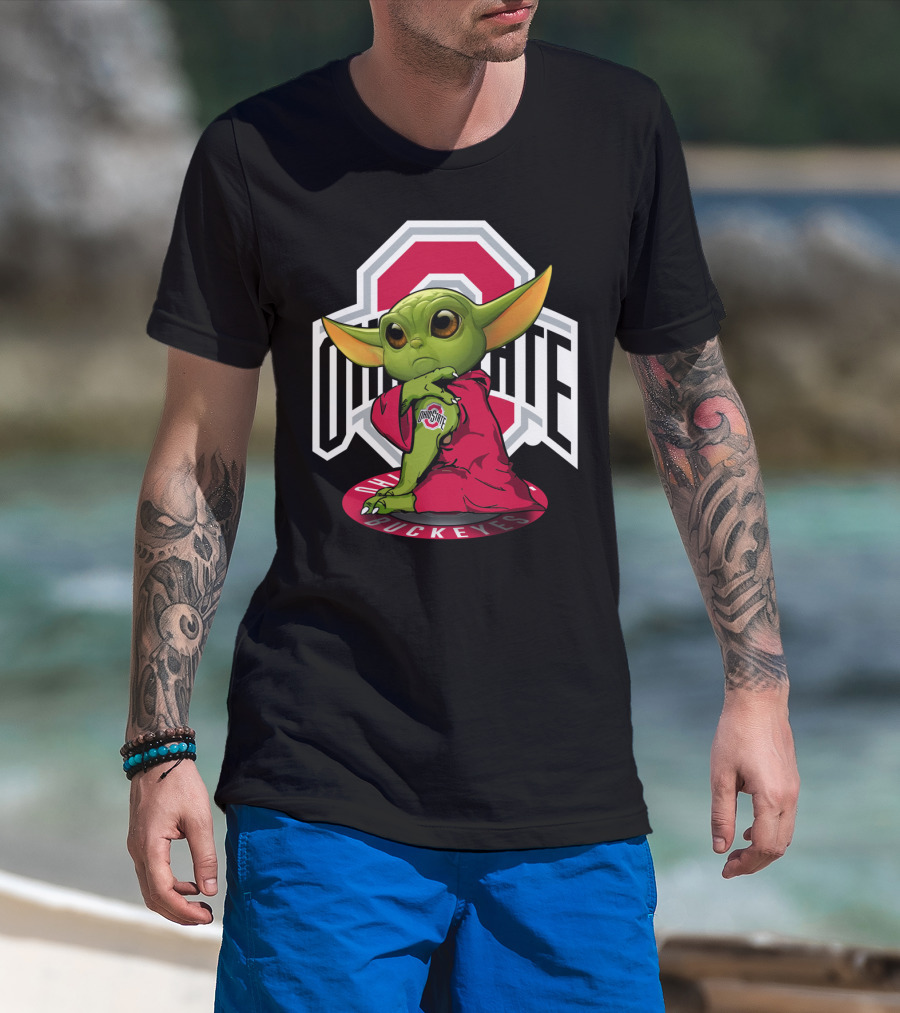 Ohio State Buckeyes Yoda Fan Tribute T-Shirt