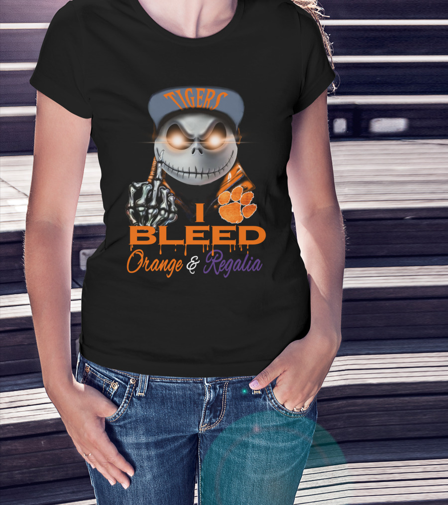 Tigers I Bleed Orange & Regalia T-Shirt