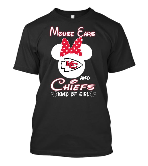 Mouse Ears And Chiefs Kind Of Girl T-Shirt