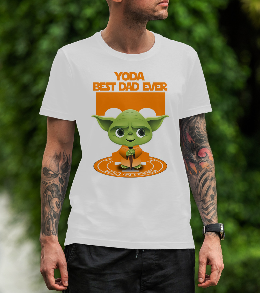 Yoda Best Dad Ever Tennessee Volunteers T-Shirt