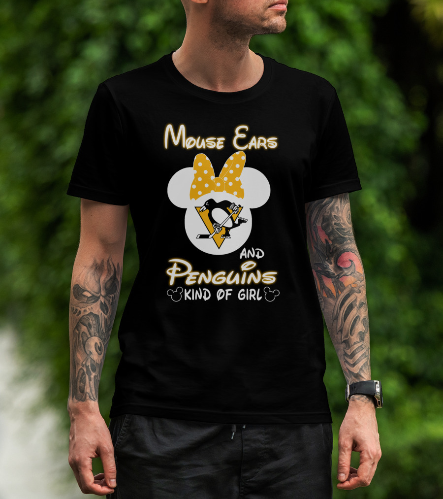 Mouse Ears And Penguins Kind Of Girl T-Shirt