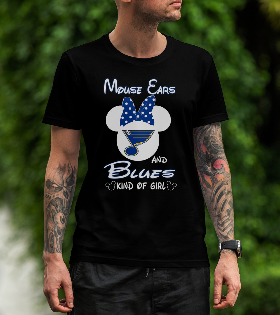 Mouse Ears And Blues Kind Of Girl T-Shirt