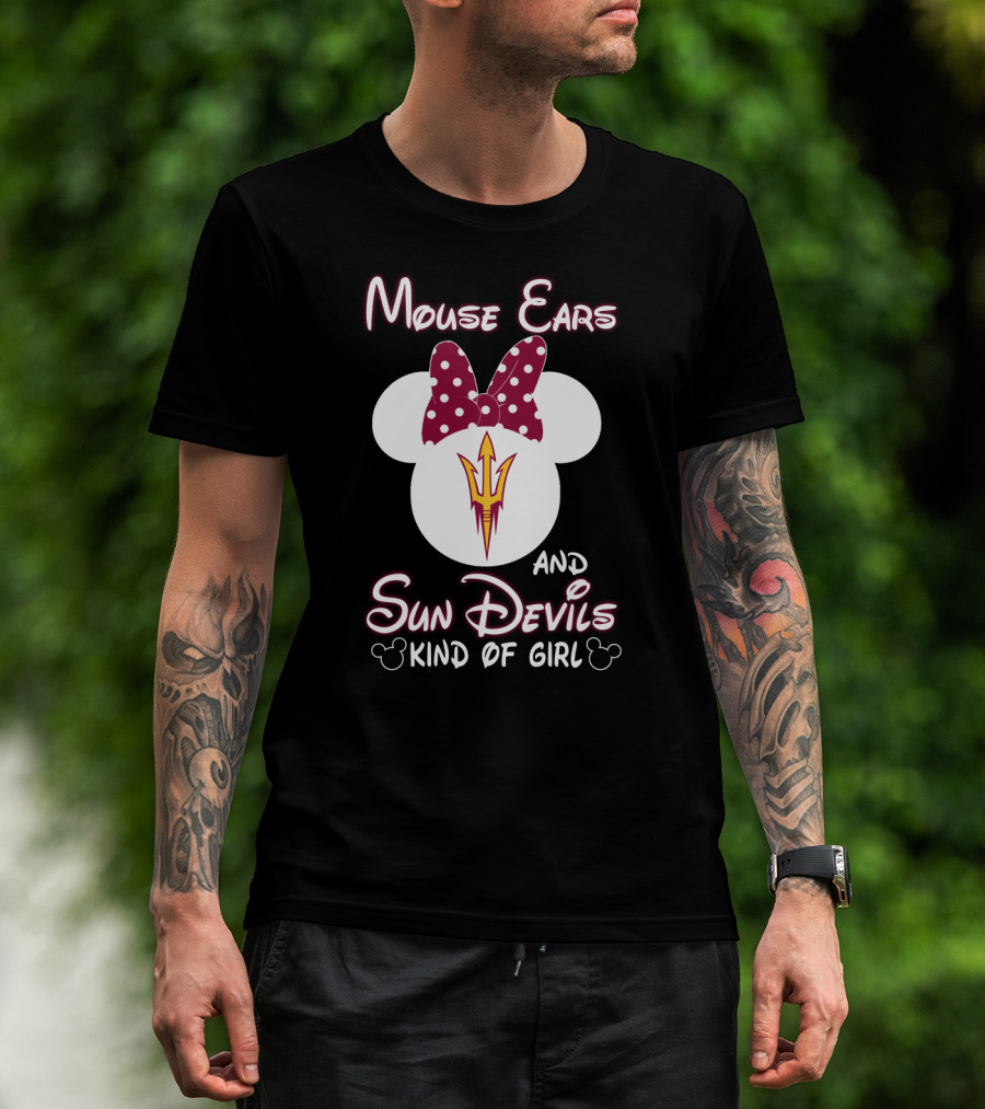 Mouse Ears And Sun Devils Kind Of Girl T-Shirt