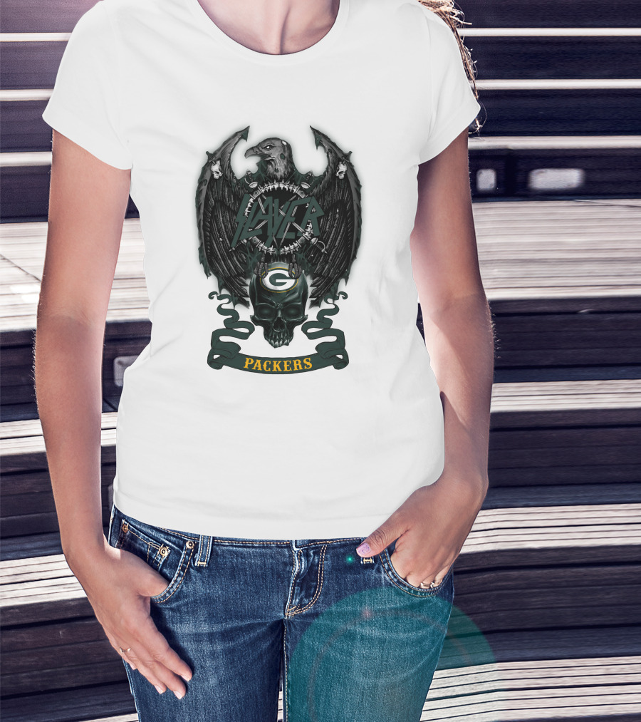 Slayer Packers Skull T-Shirt