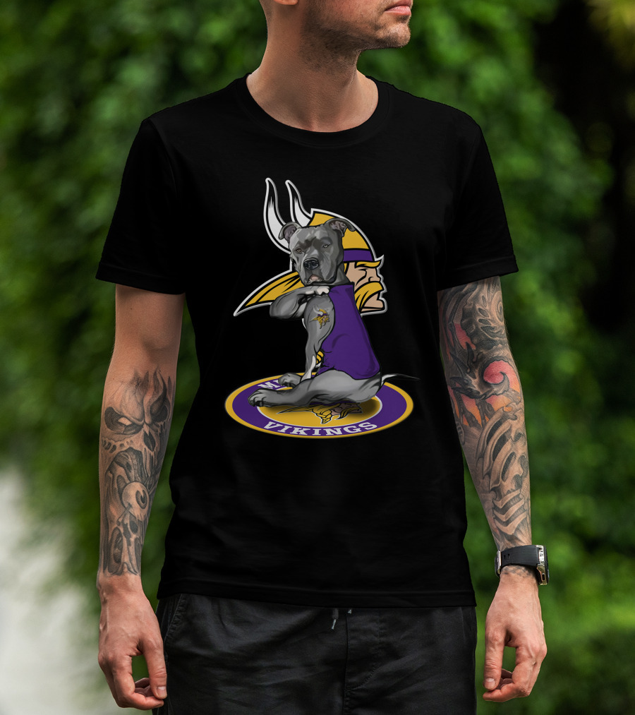 18 Minnesota Vikings Dog Fan Iconic T-Shirt