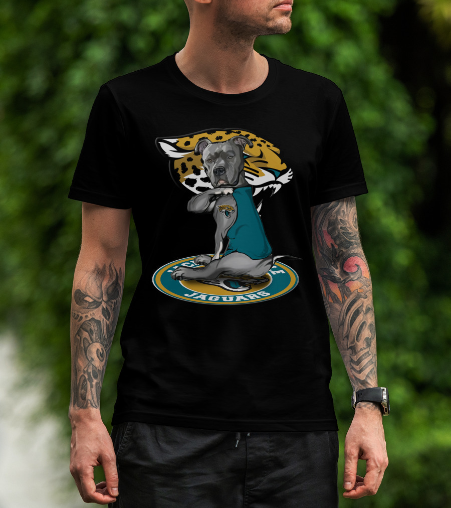 15 Jacksonville Jaguars Dog Fan With Team T-Shirt