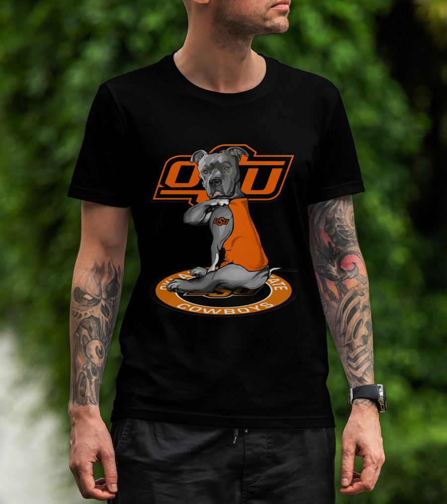 Osu Oklahoma State Cowboys Dog Mascot T-Shirt