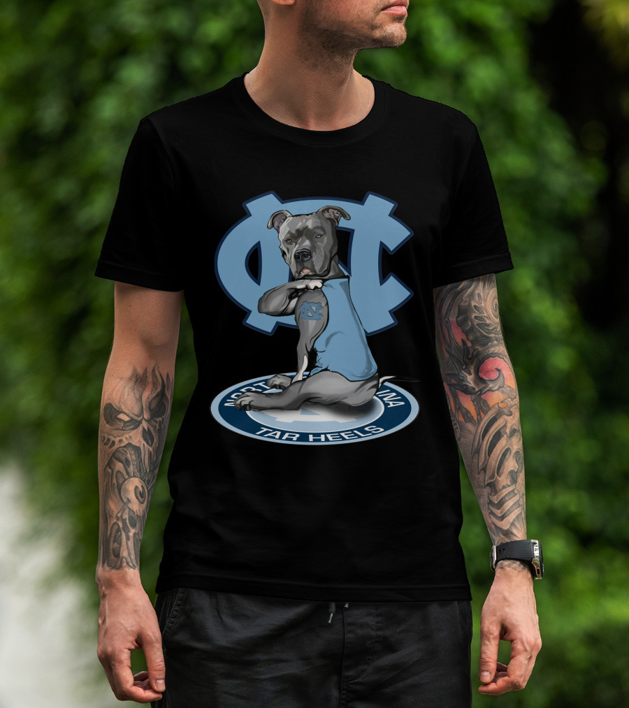 North Carolina Tar Heels 20 Dog T-Shirt