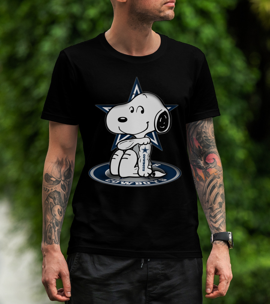 Snoopy Dallas Cowboys Star Logo T-Shirt
