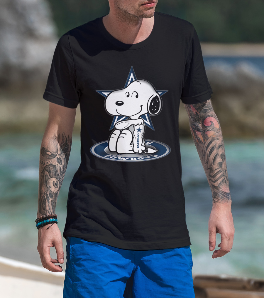 Snoopy Dallas Cowboys Star Logo T-Shirt