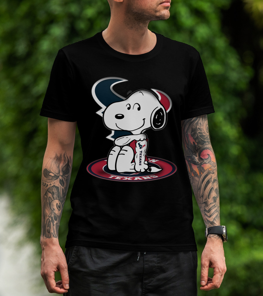 Houston Texans Snoopy Football Fan T-Shirt