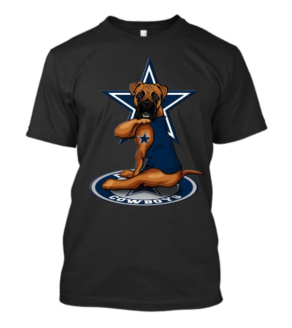 Dallas Cowboys Star Dog Mascot T-Shirt