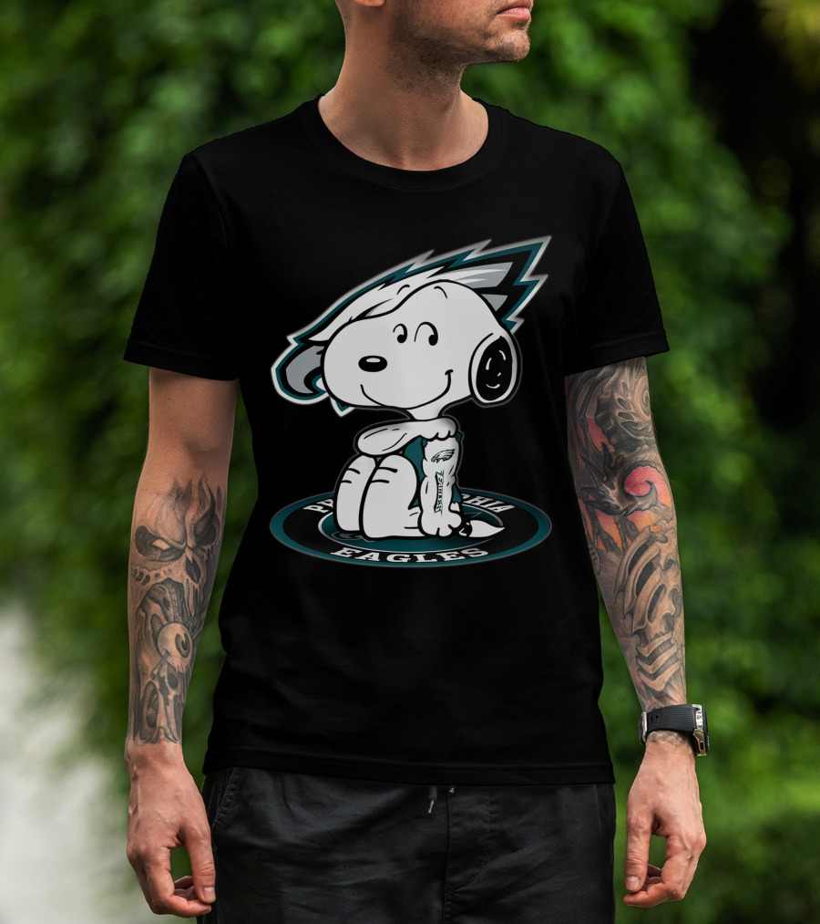Snoopy Tattoo Philadelphia Eagles T-Shirt