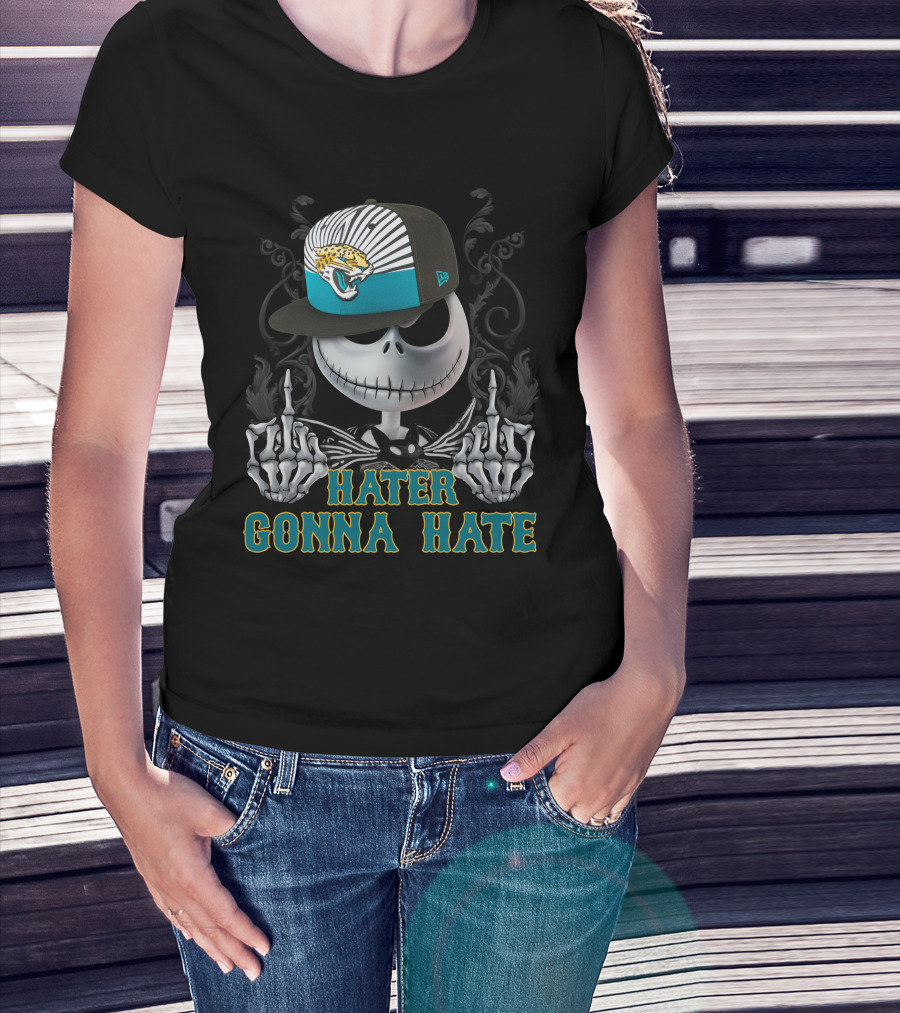 Hater Gonna Hate Jacksonville Jaguars Skeleton T-Shirt
