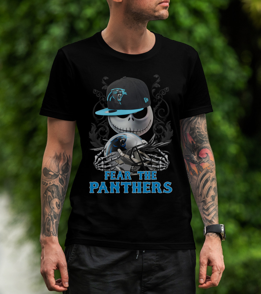 Fear The Panthers Carolina Panthers Ds001-05 T-Shirt