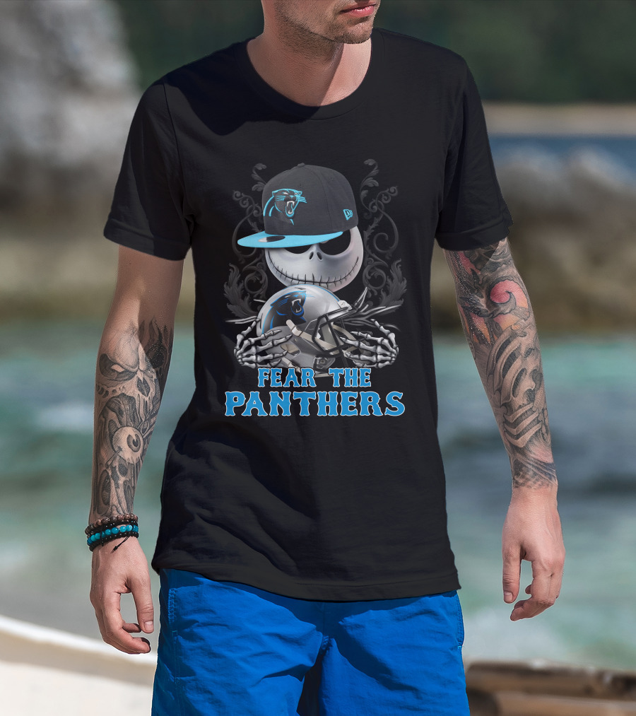 Fear The Panthers Carolina Panthers Ds001-05 T-Shirt