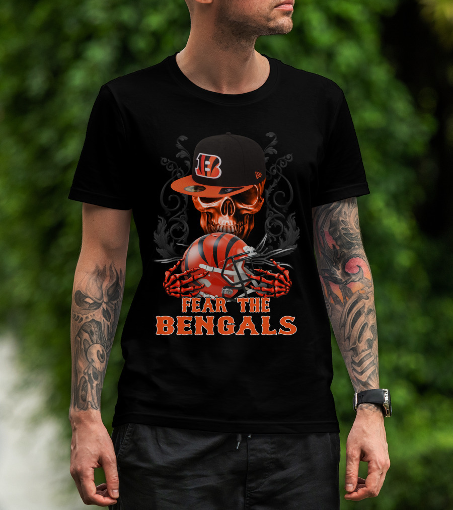 Fear The Bengals Cincinnati Ds002-07 T-Shirt