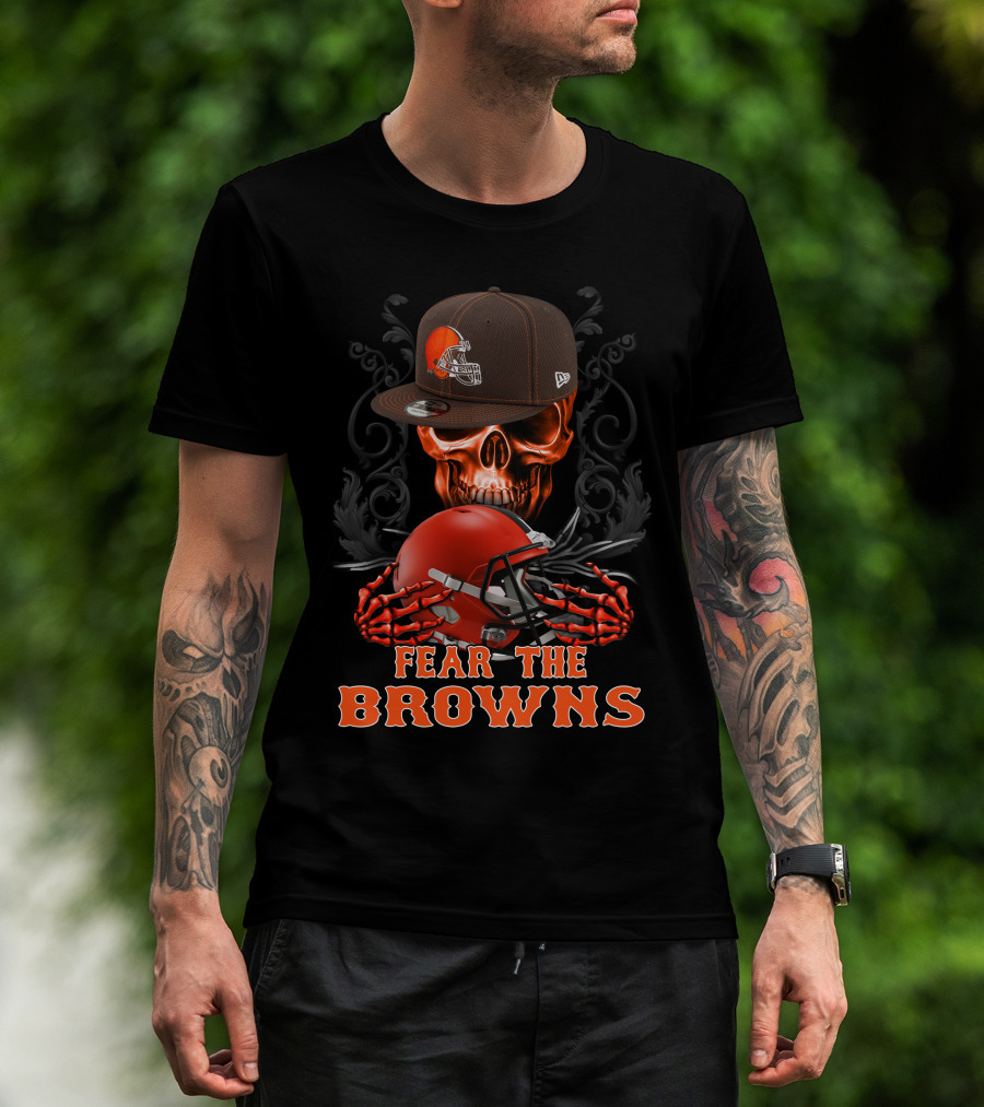Fear The Browns Cleveland Browns Ds002-08 T-Shirt