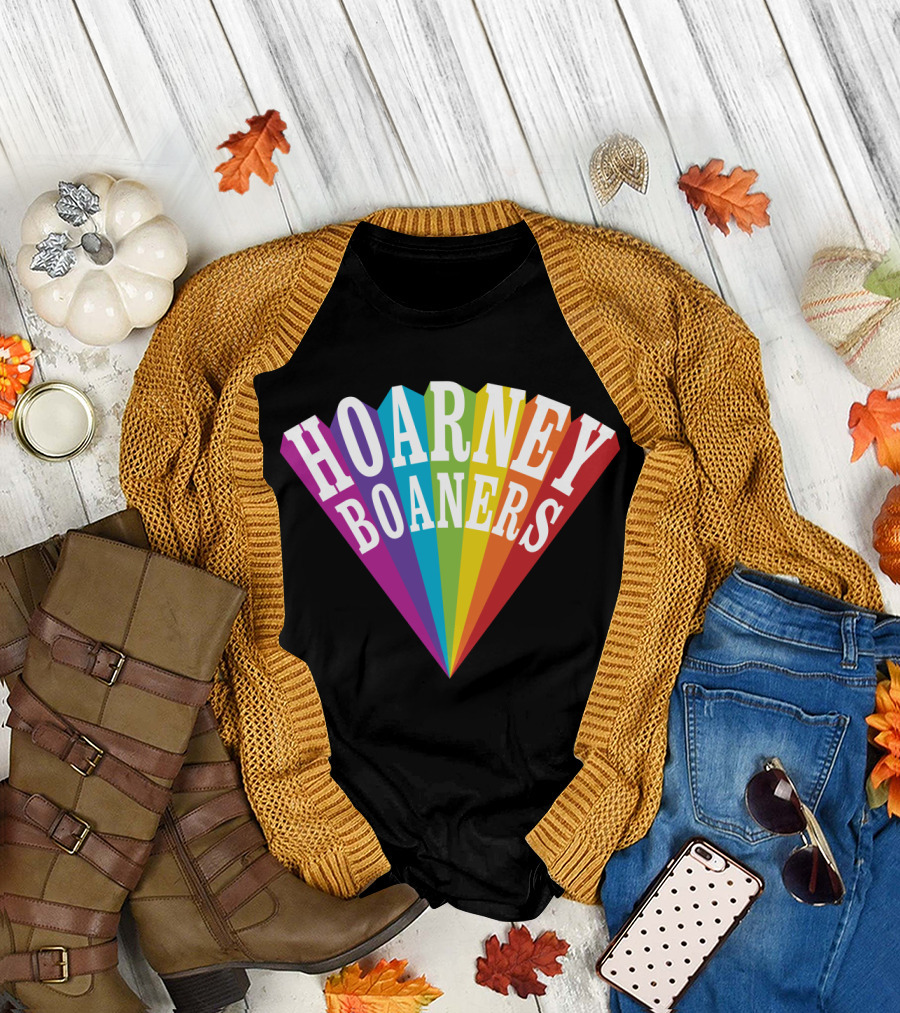 Hoarney Boaners Rainbow Prism T-Shirt
