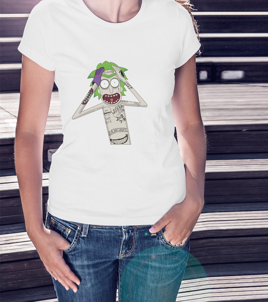 Rick Sanchez Wubba Lubba Dub Dub Joker Mashup T-Shirt